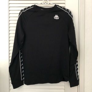 Kappa logo black long sleeve NWT